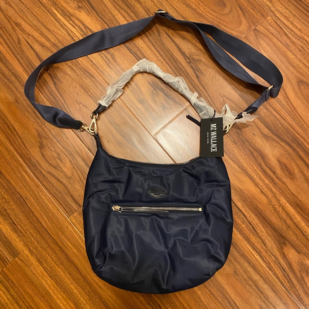 MZ Wallace Blue Crossbody Bag Practical Everyday Essential